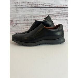 Bacco Bucci Men’s slip-on loafers shoes Black Made in Italy Size 9